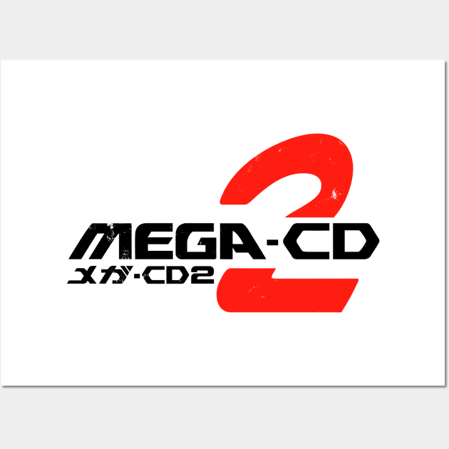 Mega CD 2 - Japanese Sega CD 2 Wall Art by MalcolmDesigns